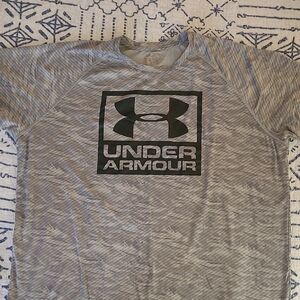 Under Armour Men's Gray T-Shirt Heat Gear XL